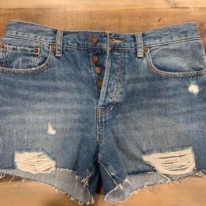 Denim shorts